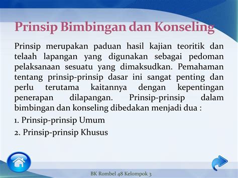 PPT FUNSI PRINSIP PRINSIP DAN ORIENTASI BIMBINGAN DAN KONSELING