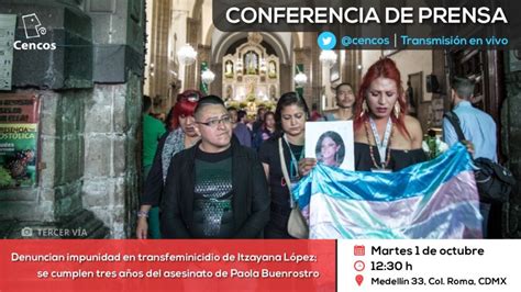 Conferencia De Prensa Denuncian Impunidad En Transfeminicidio De