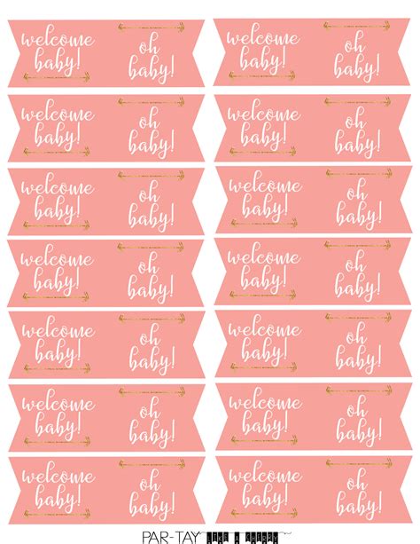 Free Baby Shower Printable Tags Party Like A Cherry