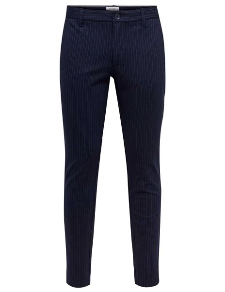 ONLY SONS ONSMARK PANT STRIPE GW 3727 NOOS 22013727 Donker Blauw