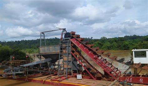 M Bucket Chain Dredger Gold Mining Dredging Machine River Sand