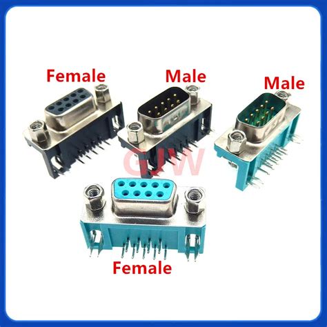 Pcs Db Female Male Pcb Mount D Sub Pin Pcb Connector Rs