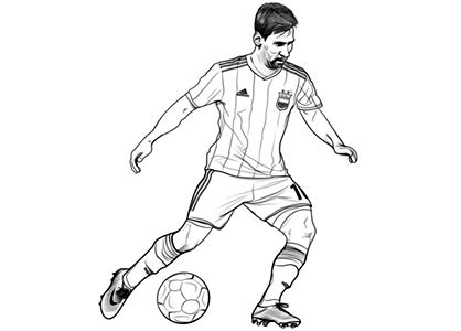 Dibujos De Jugadores De F Tbol Dibujos Para Colorear De Jugadores De