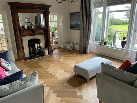 Product Brushed Fumed Uv Oiled Oak Herringbone Parquet