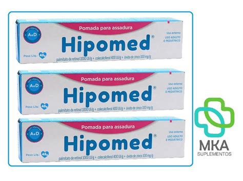 Kit Hipomed Pomada Preven O De Assaduras G Cimed Creme