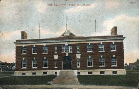 The Armory Haverhill Ma Postcard