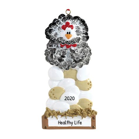 Personalized Christmas Chicken Ornament Hen Christmas Ornament Chicken Christmas Ornament