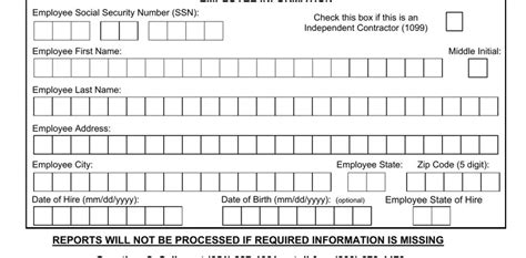 Minnesota New Hire Reporting PDF Form FormsPal