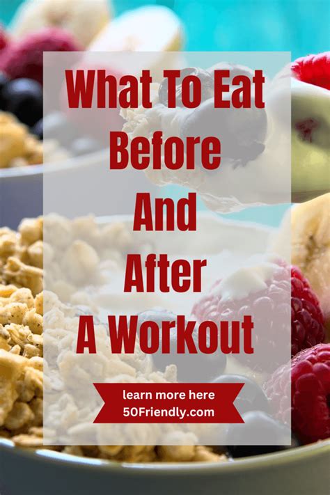 What To Eat Before A Workout - 50 Friendly