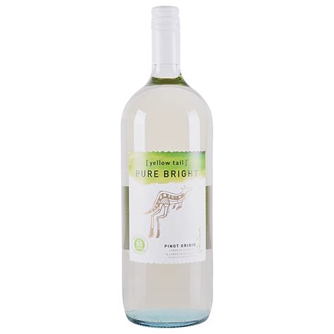 Yellow Tail Pure Bright Pinot Grigio 1 5L Luekens Wine Spirits