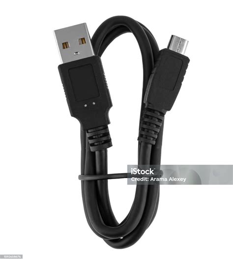 kabel  konektor usb  micro usb terisolasi  latar belakang