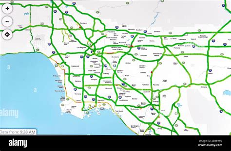 Los Angeles Sigalert Traffic Map - Map