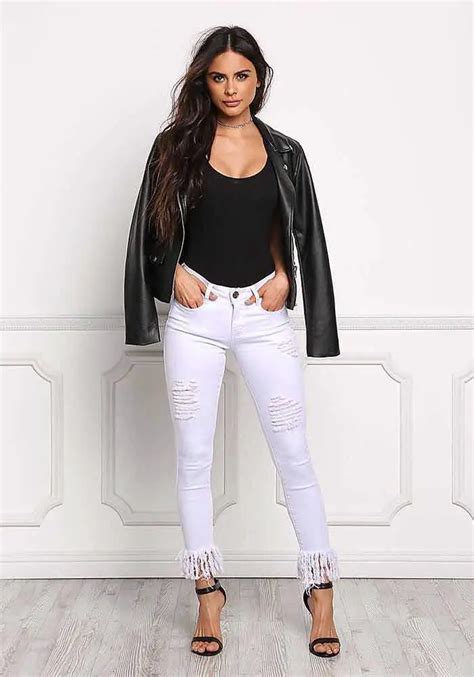 Total Imagen Outfit Pantalon Blanco Mujer Invierno Abzlocal Mx