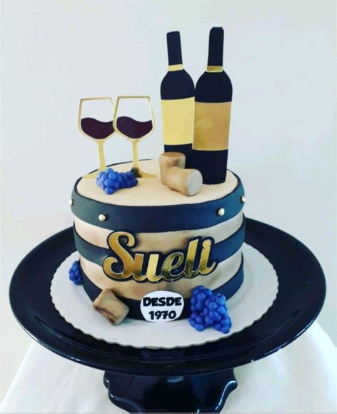 Topo De Bolo De Vinho Compre Produtos Personalizados No Elo