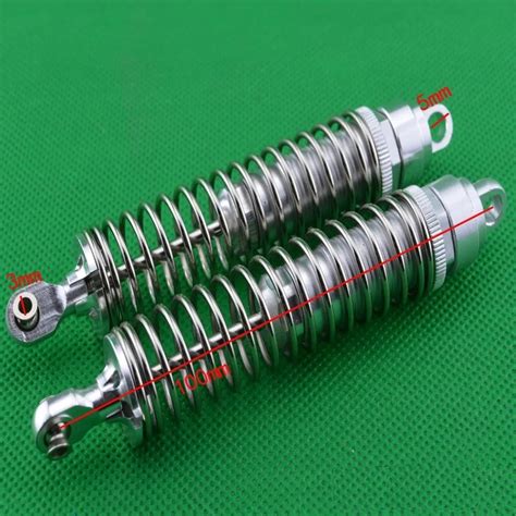 Pair Aluminum Oil Adjustable Shock Absorber Mm Mm Metal Shock