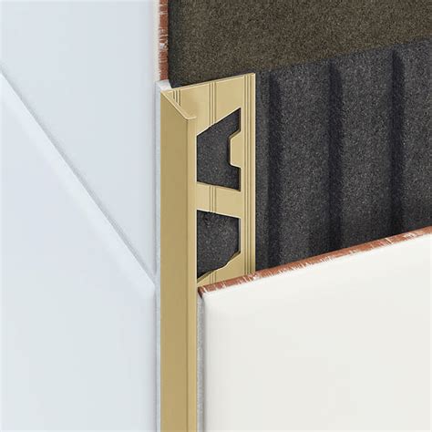 L Profile Brass Mm Natural Finish X M Tiling Tools