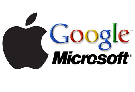 online Wallpapers: Apple Logo Vs Microsoft Logo