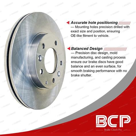 BCP Front Brake Pads Disc Rotors For Toyota Tarago TCR10 TCR11 2 4L