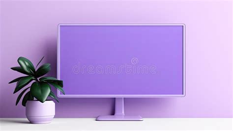 desktop computer purple stock illustration illustration  speed