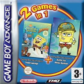 2 Games In 1 SpongeBob SquarePants Battle For Bikini Bottom SpongeBob SquarePants