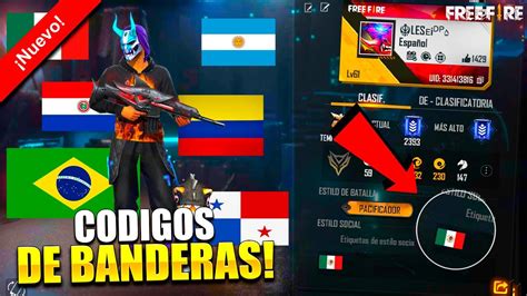 Códigos de Banderas para Free Fire 2024 MyTruKo