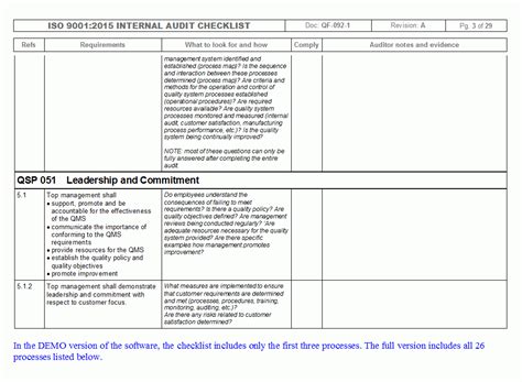 Iso 9001 Internal Audit Report Template Archives PROFESSIONAL