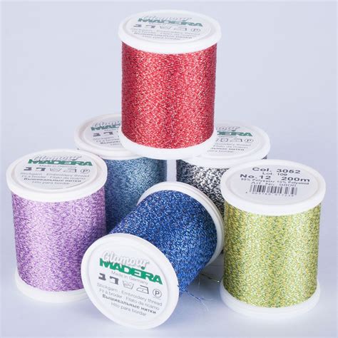 Madeira Glamour Polyester Metallic Thread 200m Sew Essential