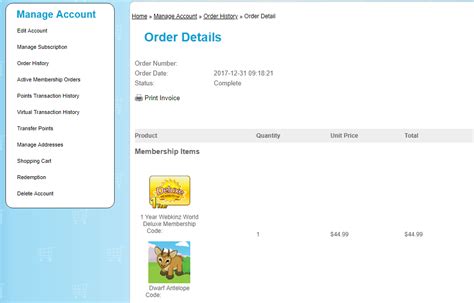 Webkinz Membership Code - evertec