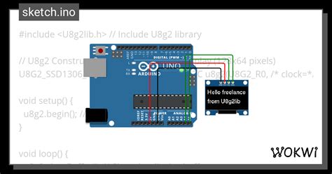 U8g2 Copy Copy Wokwi ESP32 STM32 Arduino Simulator