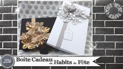 Vidéo Tuto Boîte Cadeau en Habits de Fête par Coul Heure Papier