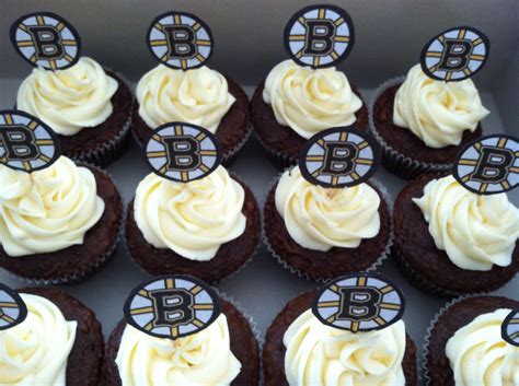 Bruins Cupcakes Desserts Confections Birthday Parties