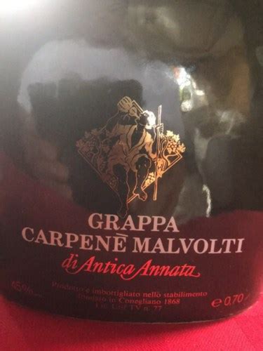 N V Carpenè Malvolti Grappa di Antica Annata Vivino US