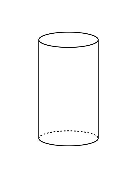 Flashcard of a Cylinder | ClipArt ETC