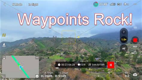 How To Create Save Rename And Delete Mavic Waypoints Youtube