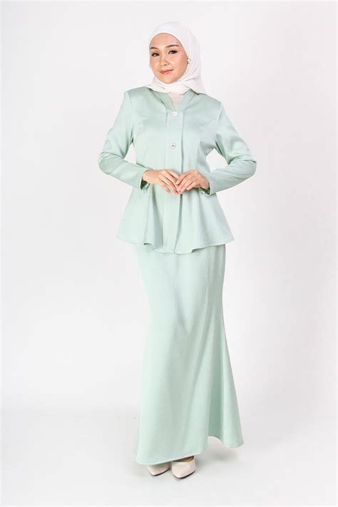 Puspita Kebaya Dusty Green - Jasmina