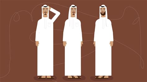 Saudi character design on Behance