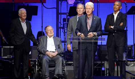 Five Former Us Presidents Take The Stage At One America Hurricane Appeal Extraie