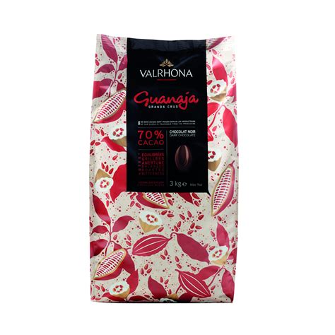 Valrhona Guanaja 70% Feve 3 Kg - Divine Specialties