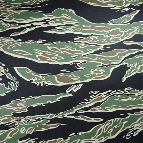 1.5M Width Hunting Bionic Cotton Camo Fabric Tiger Stripe Green ...