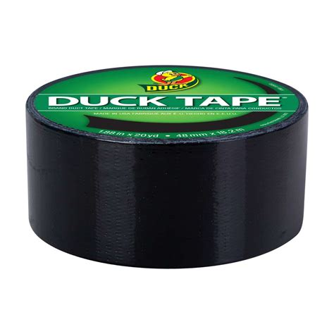 Color Duct Tape Black 188 In X 20 Yd Duck Brand