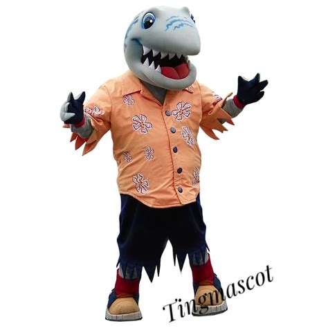 Realistic Sport Shark Mascot Costume