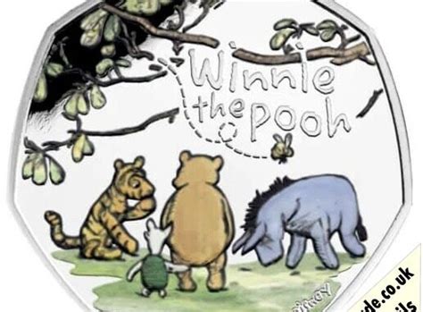 2022 50 Pence Coin Winnie The Pooh Winnie The Pooh Friends Coin