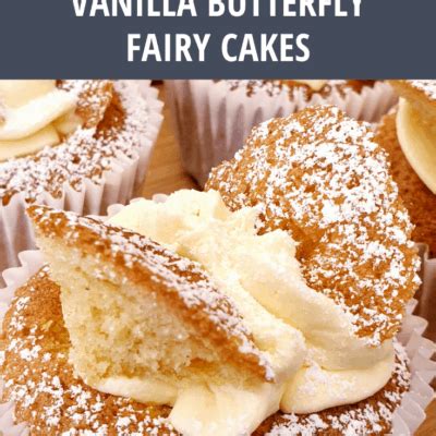 Vanilla Butterfly Fairy Cakes Feast Glorious Feast