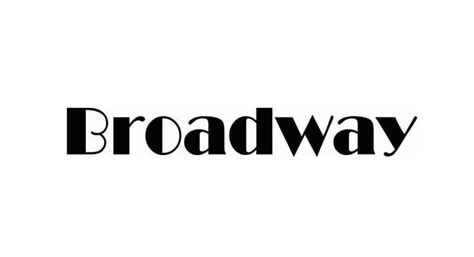 Broadway Font Free Download - Font XS