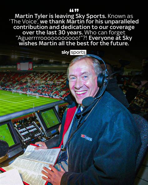 Sky Sports News On Twitter Legendary Commentator Martin Tyler Will