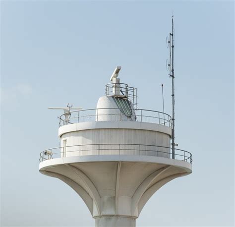 Torre Del Radar Della Guardia Costiera Immagine Stock Immagine Di