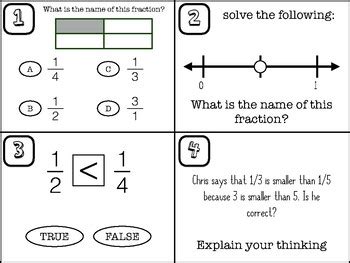 Fraction Task Cards Rd By Escobar S Educational Emporium Tpt