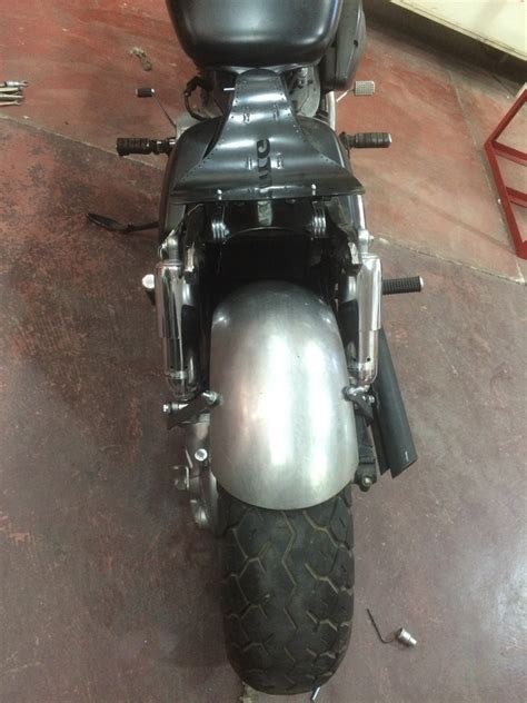 Paralama Traseiro Honda Shadow 750 Pneu Até 180mm De Largura 90cm Acompanha Kit Fixação