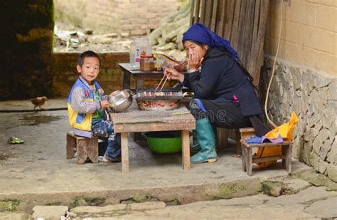 Minority Chinese Village People Editorial Image - Image: 36081400