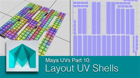 Dart Intro To Maya Uvs Part Layout Uv Shells Youtube